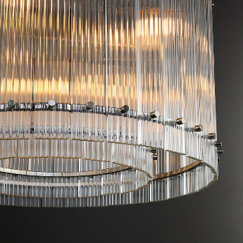 San Marco Two-Tier Round Chandelier  22" 37" 48" 60"