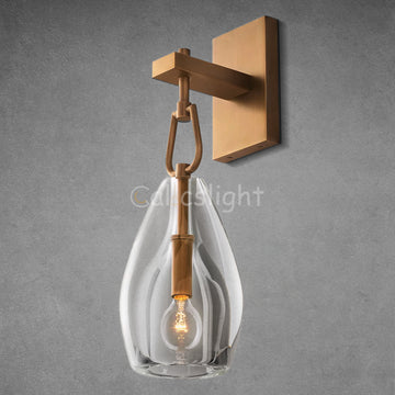 Botany Glass Flute Sconce