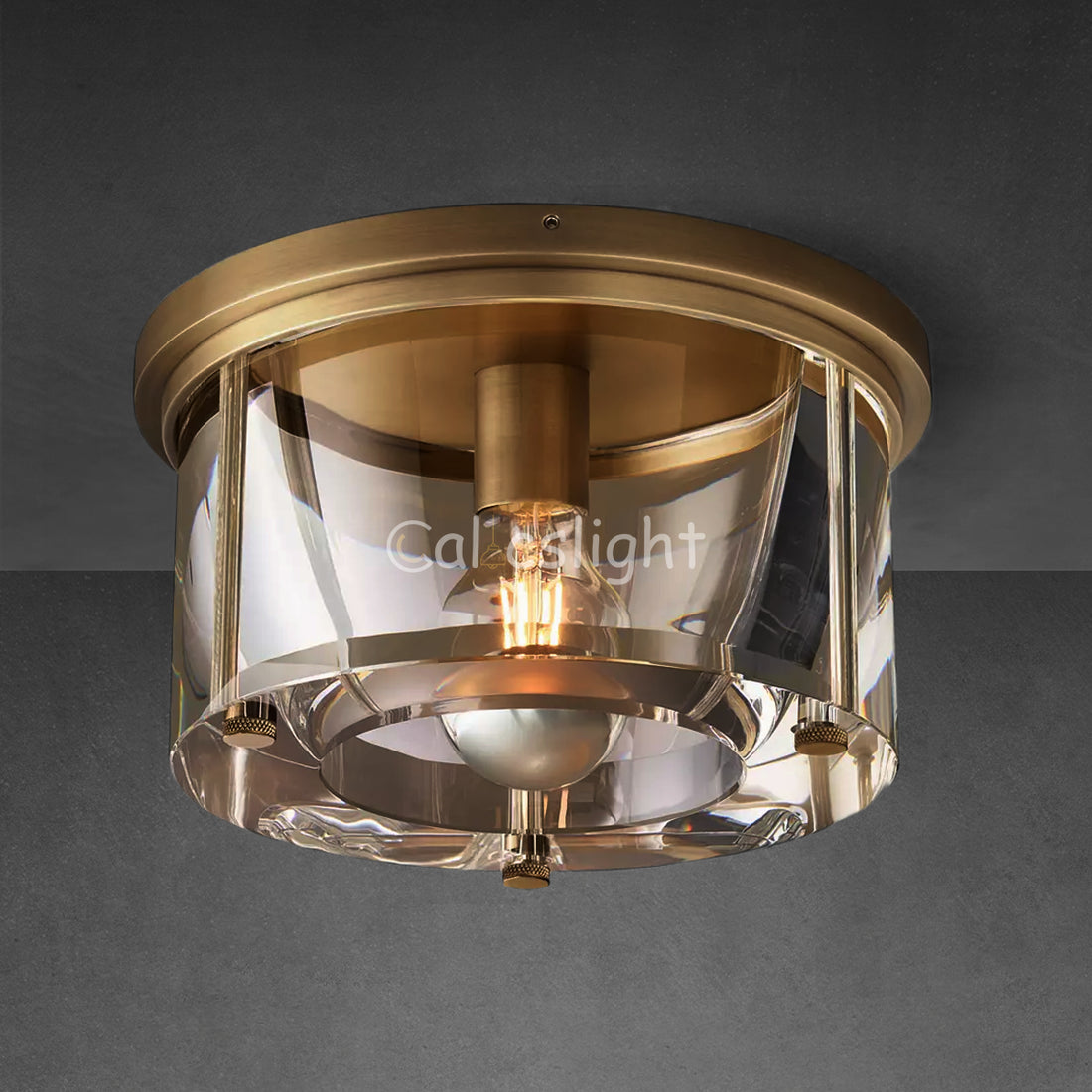 Savile Round Flushmount