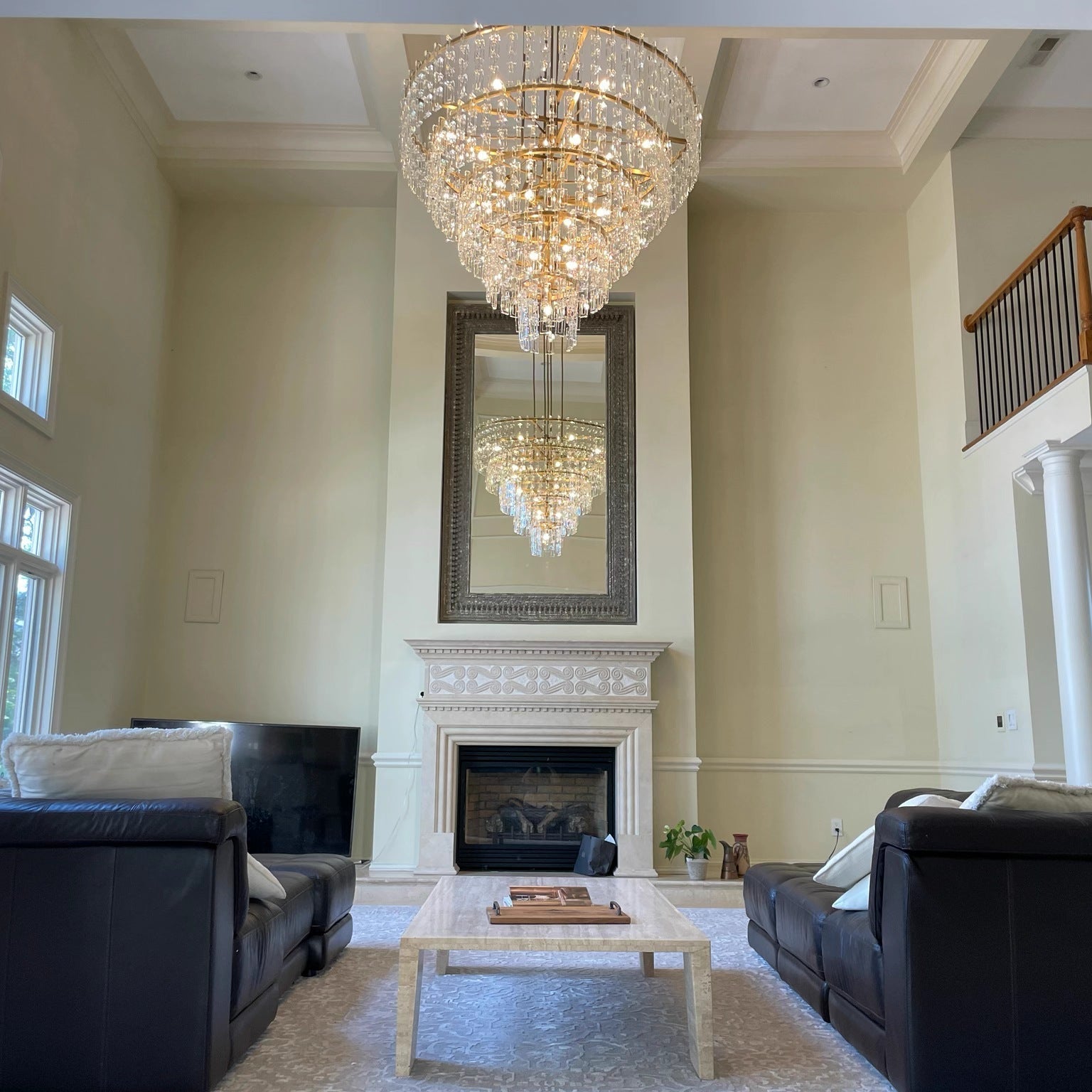 Marignan Tiered Round Chandelier 60"