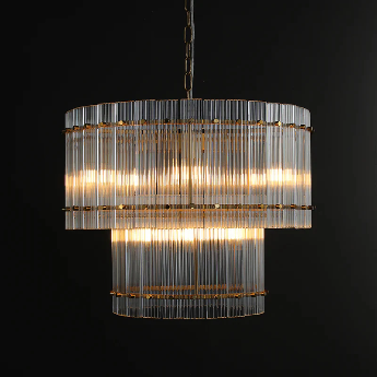 San Marco Two-Tier Round Chandelier  22" 37" 48" 60"