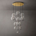 Glass Globe Mobile Cluster Chandelier 44