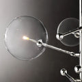 Glass Globe Mobile Six-Arm Chandelier 55
