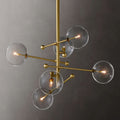 Glass Globe Mobile Six-Arm Chandelier 40