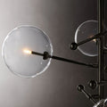 Glass Globe Mobile Six-Arm Chandelier 40