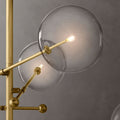 Glass Globe Mobile Six-Arm Chandelier 55