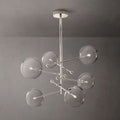 Glass Globe Mobile Six-Arm Chandelier 55