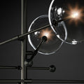 Glass Globe Mobile Six-Arm Chandelier 55