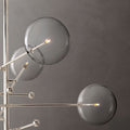Glass Globe Mobile Six-Arm Chandelier 55