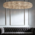 Halo Crystal Aperture Round Chandelier D72