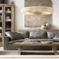 Halo Crystal Aperture Round Chandelier D41