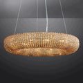 Halo Crystal Aperture Round Chandelier D72