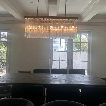 Cielo Rectangular Chandelier  54"/73"