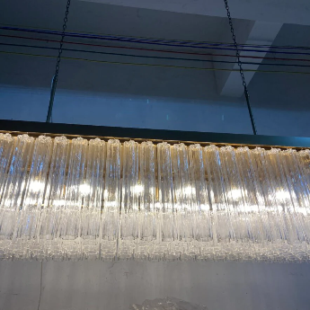 Cielo Rectangular Chandelier  54"/73"