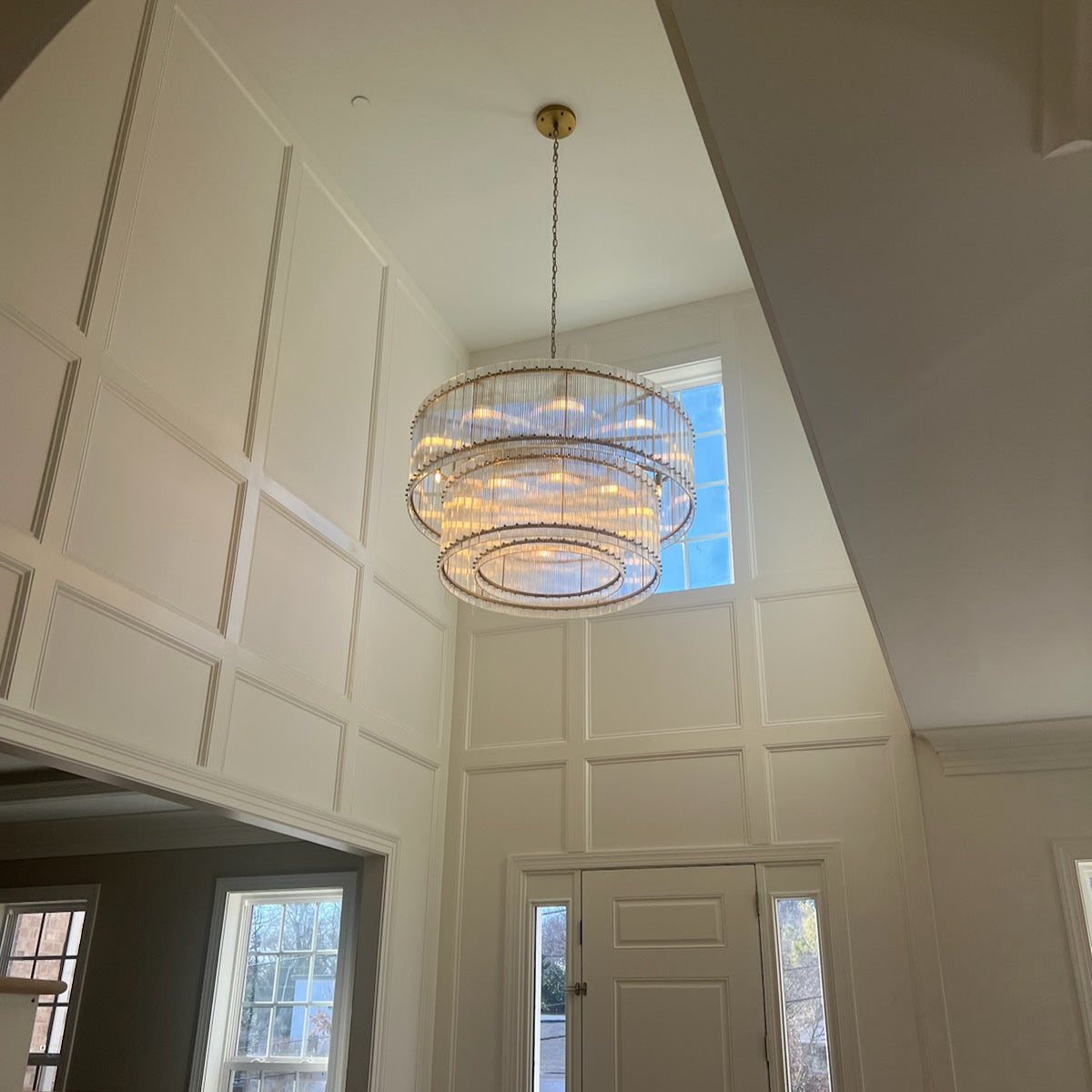 San Marco Two-Tier Round Chandelier  22" 37" 48" 60"