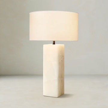 Sarezza Stone Square Table Lamp