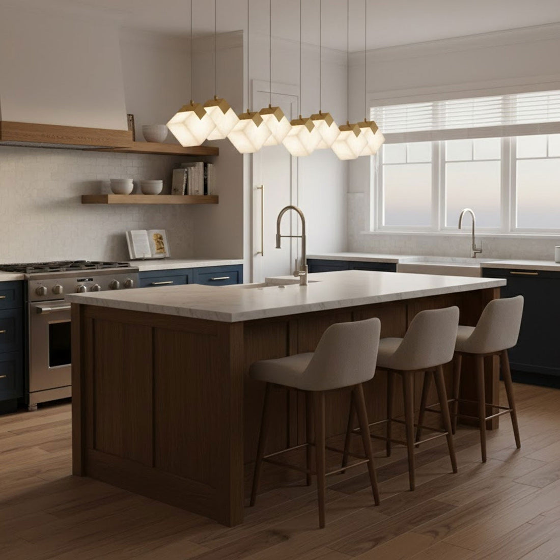 Lumina Vox Alabaster Chandelier