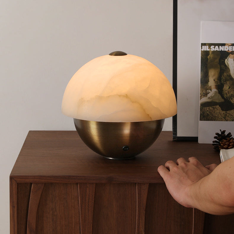 Luna Alabaster Mini Table Lamp