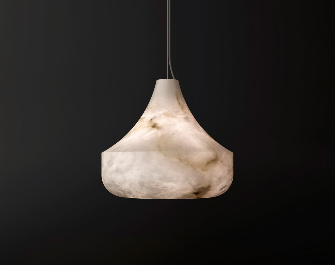 Alabaster Veil Pendant Light