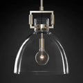 Machinist Glass Cloche Pendant