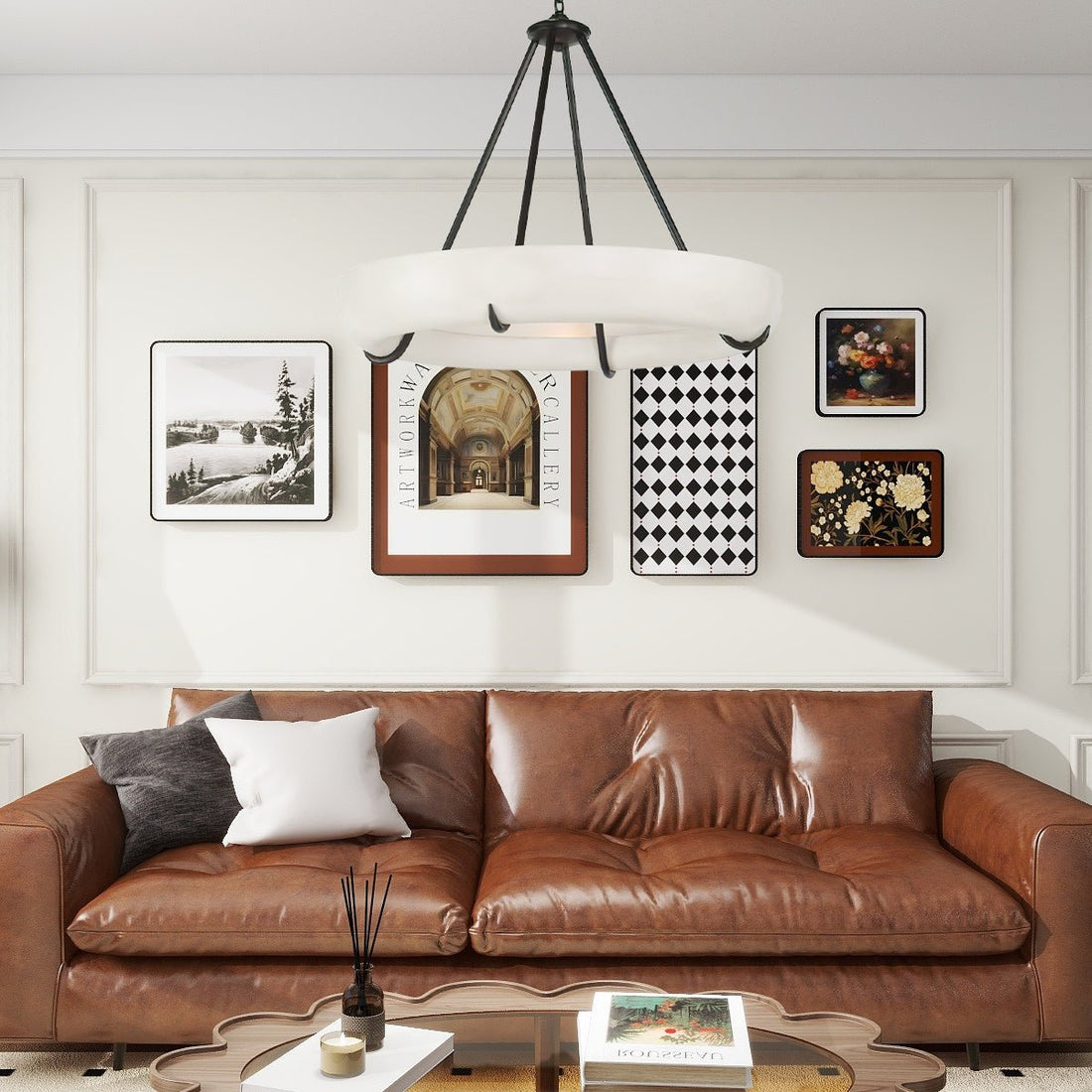 Orion Alabaster Chandelier