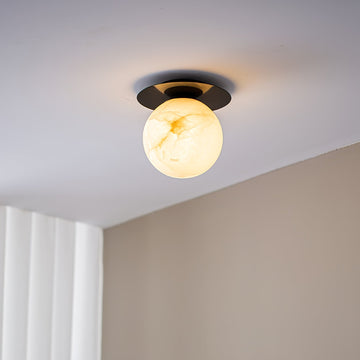 Orrila Dawn Alabaster Wall Sconce