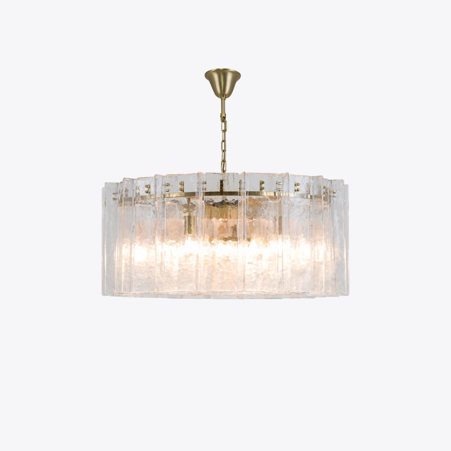 Berlin Chandelier Clear Glass 35" W 47" W