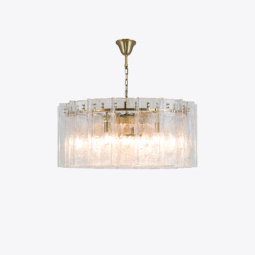 Berlin Chandelier Clear Glass 35" W 47" W