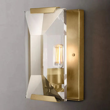 Harlow Multicurve Crystal Wall Sconce
