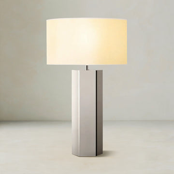 Sarezza Metal Hexagonal Table Lamp