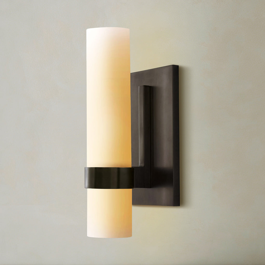 Ravelle Milk Glass Wall Sconce