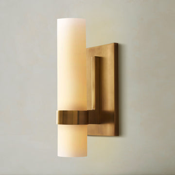 Ravelle Milk Glass Wall Sconce
