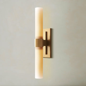 Ravelle Milk Glass Linear Wall Sconce