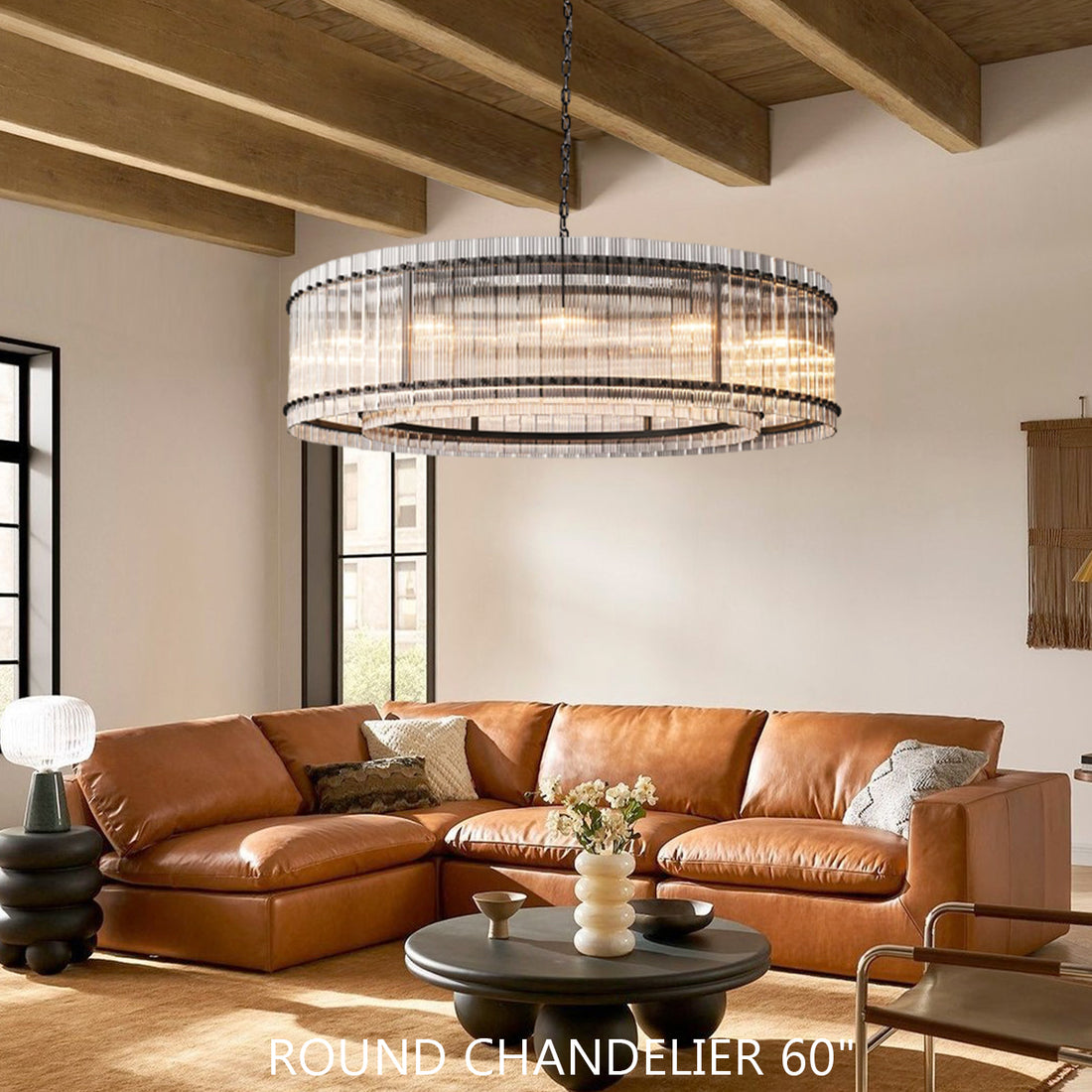 Marcus Round Chandelier 60"