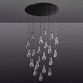 Raindrop Glass Round Chandelier 47