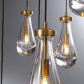 Raindrop Glass Round Chandelier 47