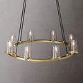 pauillac Clear Glass Round Chandelier 36