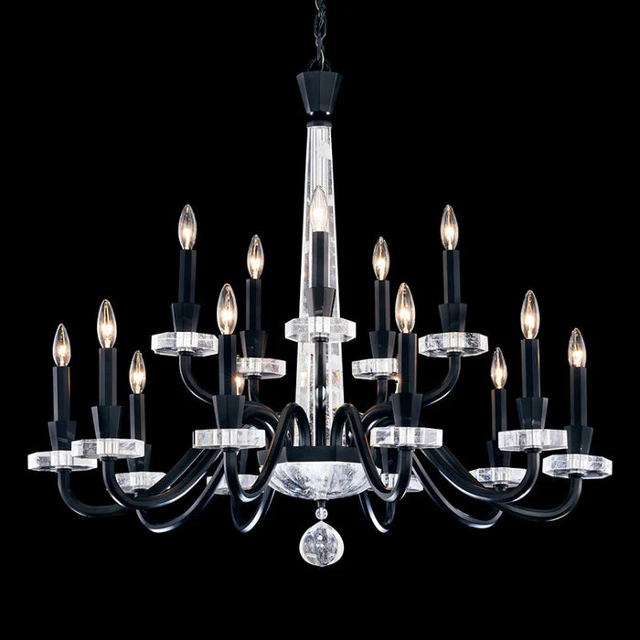 Traditional Crystal S9338 Amadeus 15-lt 38" Chandelier