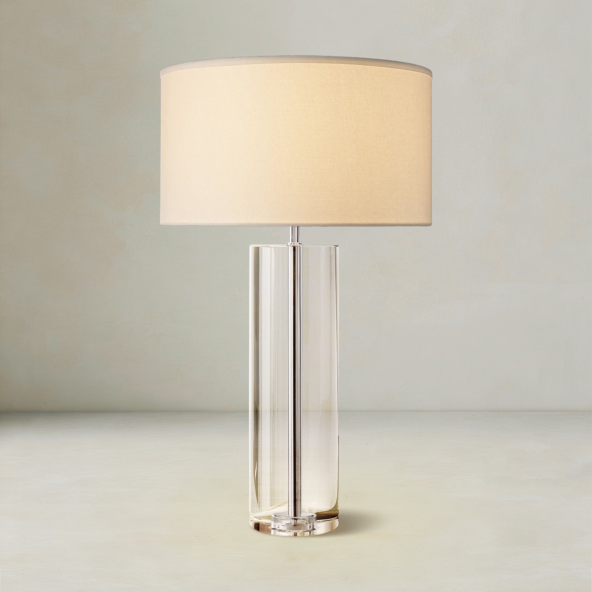Sarezza Crystal Cylindrical Table Lamp