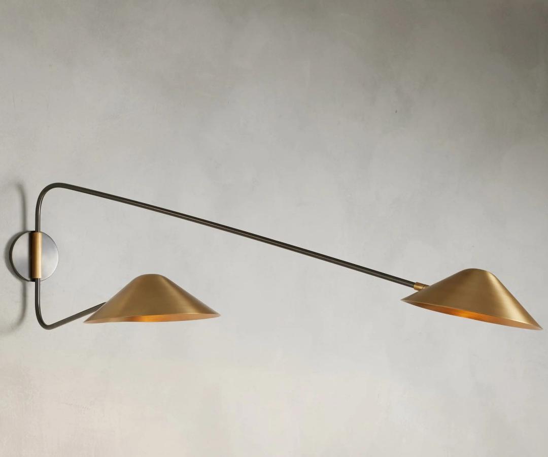 Simms Long Arm 2-Light Wall Sconce