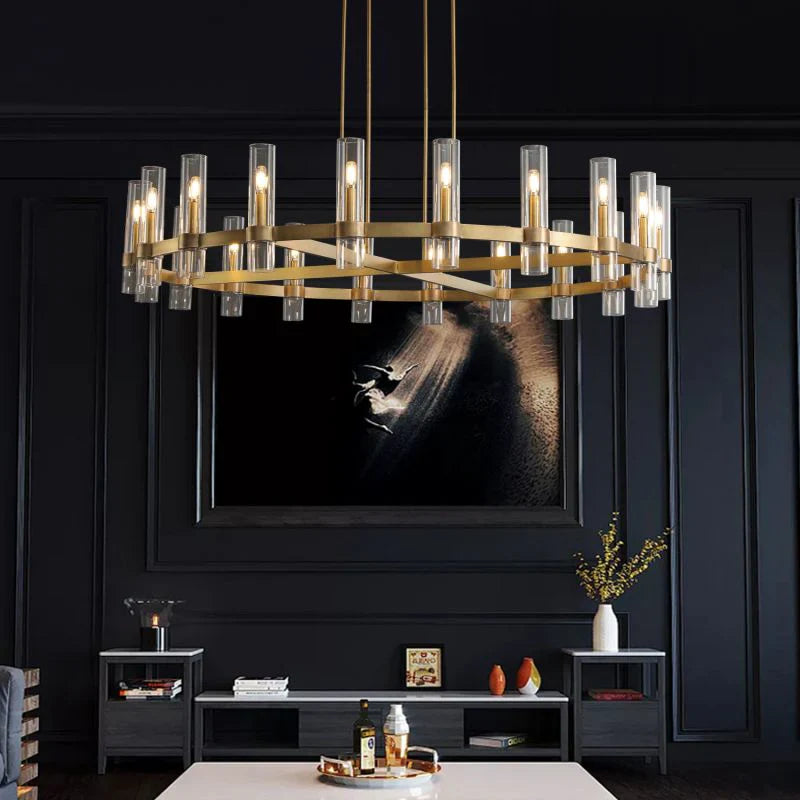Ravelle Round Chandelier 60"