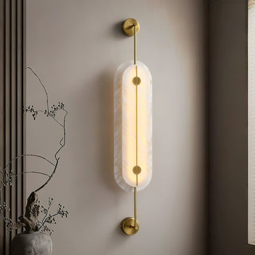 Solvane Alabaster Wall Sconce