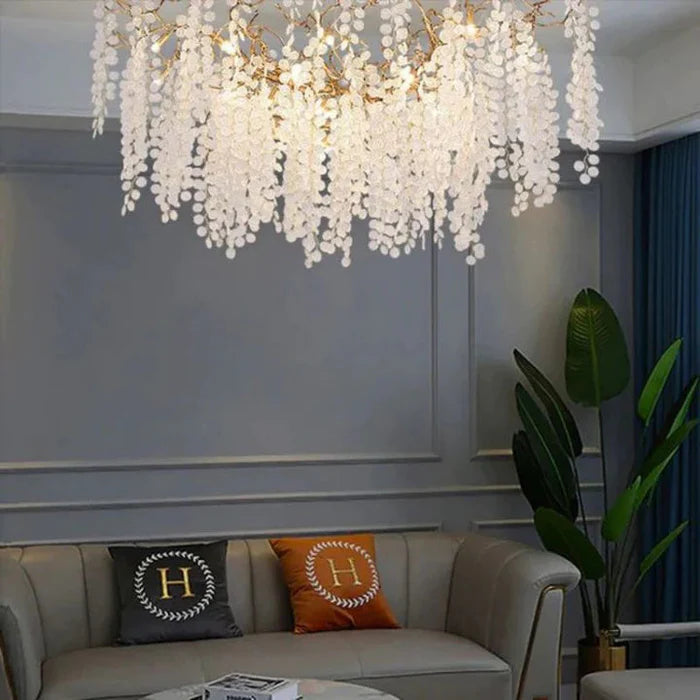 Luxury Spring Linear Branch Chandelier