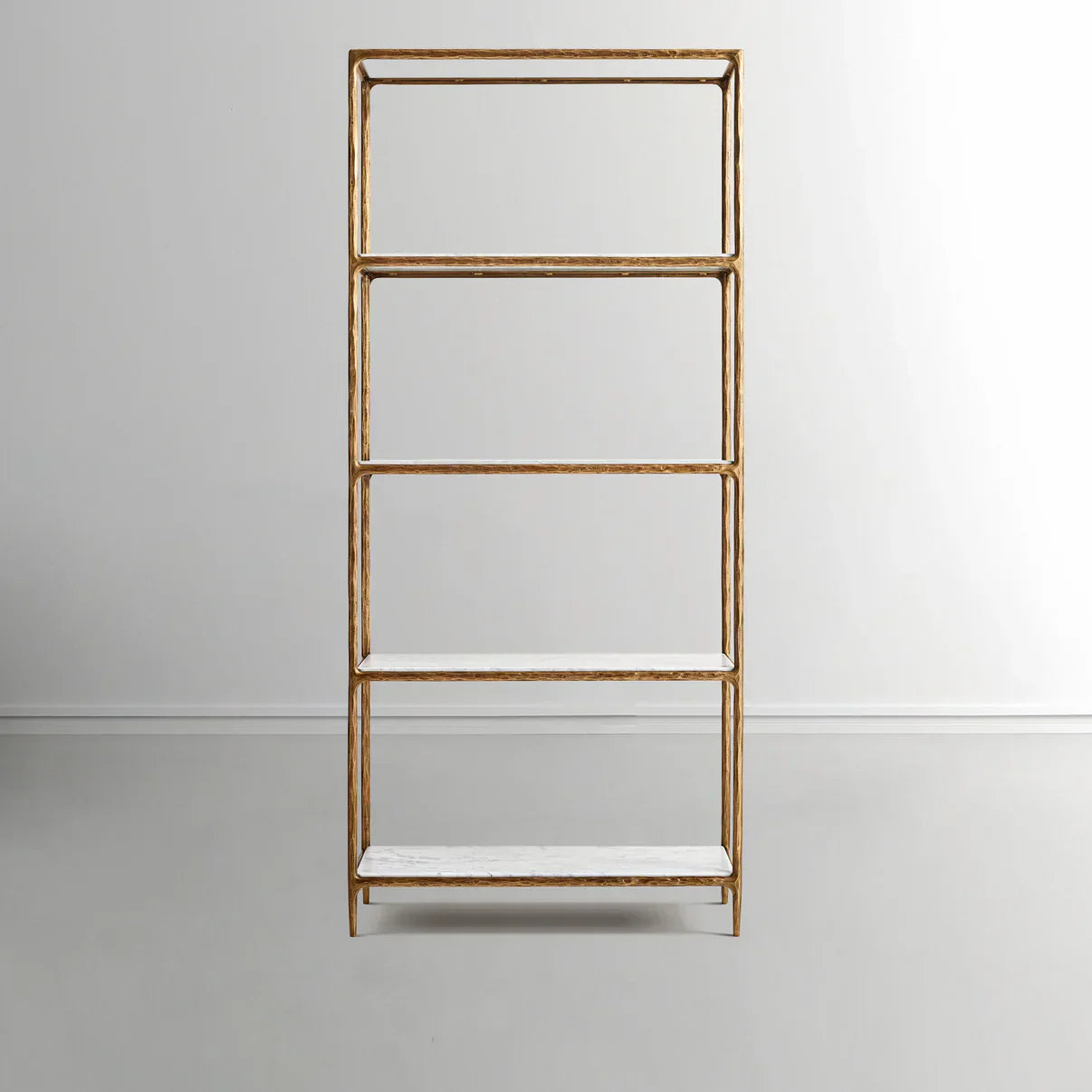 Thaddeus White Marble Shelving