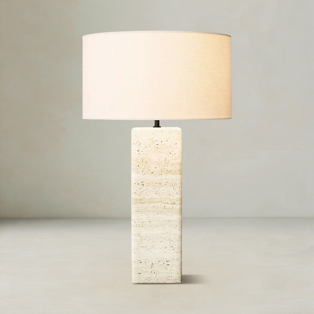 Sarezza Stone Square Table Lamp