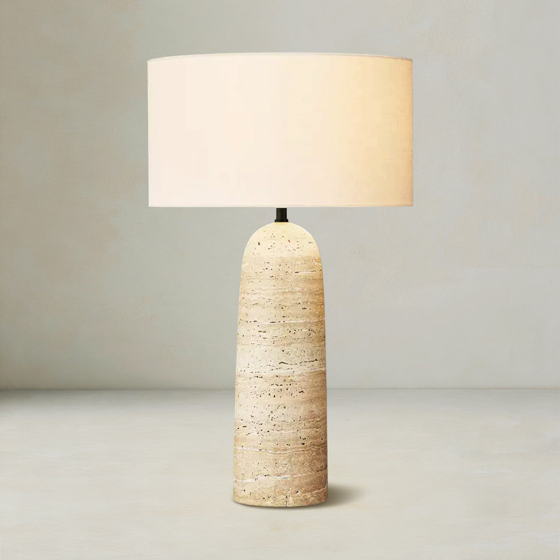 Sarezza Stone Tapered Table Lamp