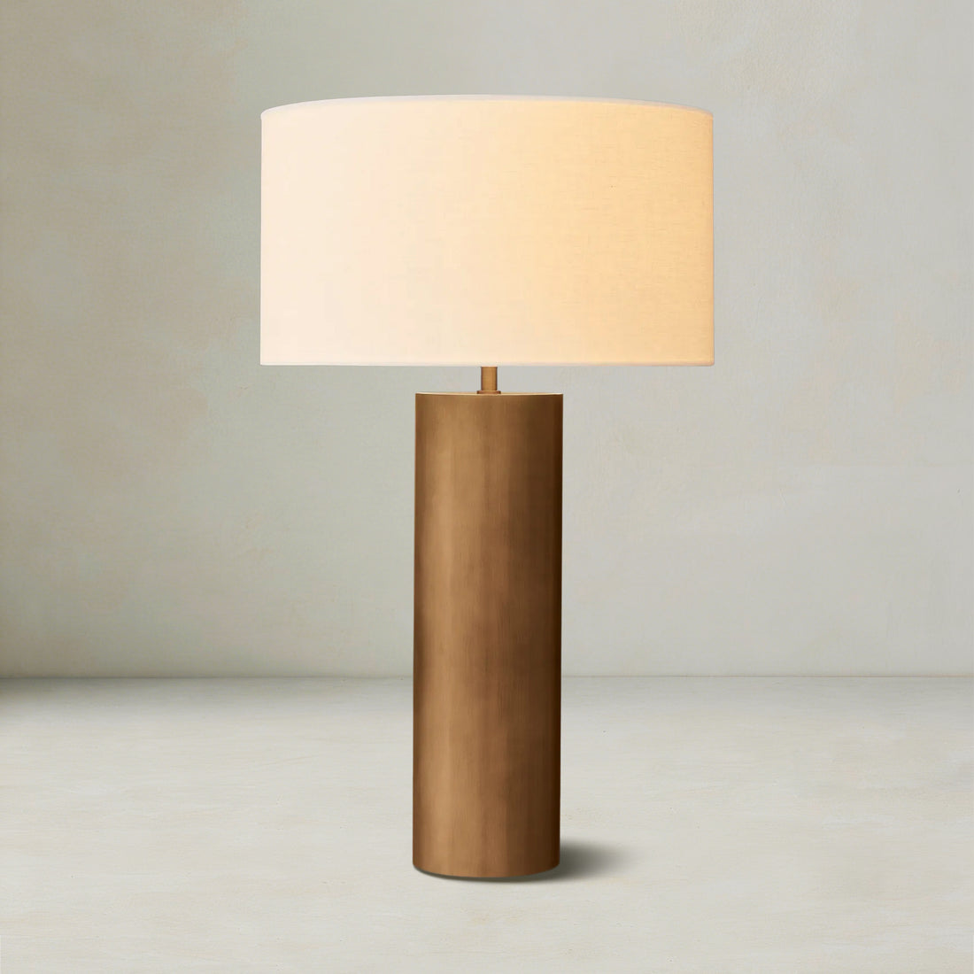 Sarezza Metal Cylindrical Table Lamp