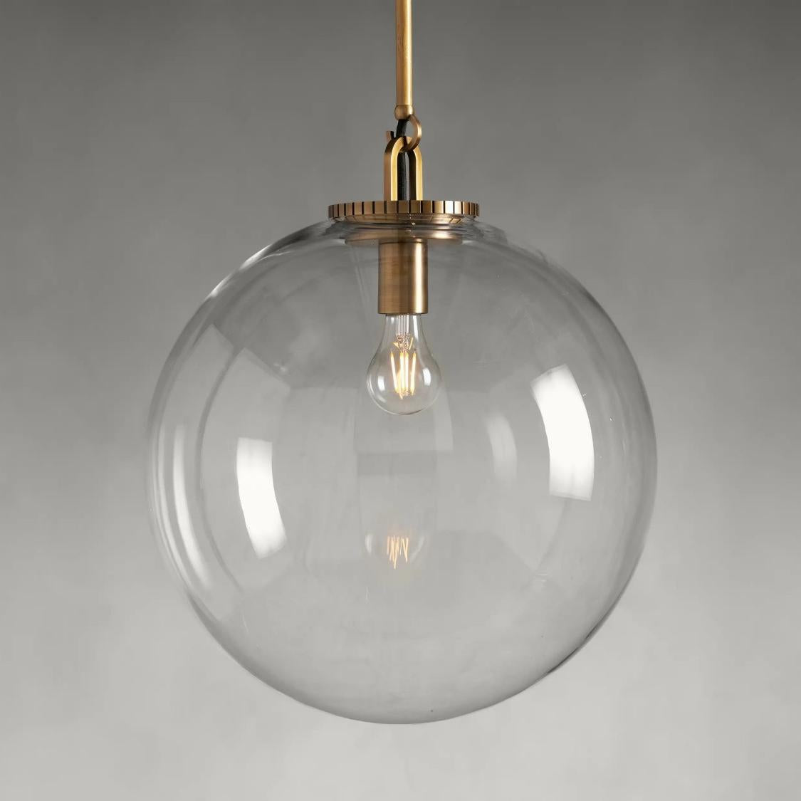 Wescott Globe Pendant with Rod