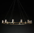pauillac Clear Glass Round Chandelier 60