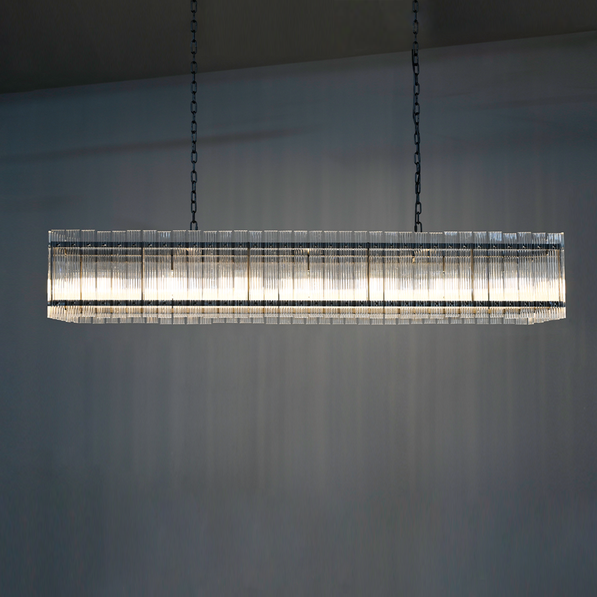 San Marco Rectangular Chandelier 54"
